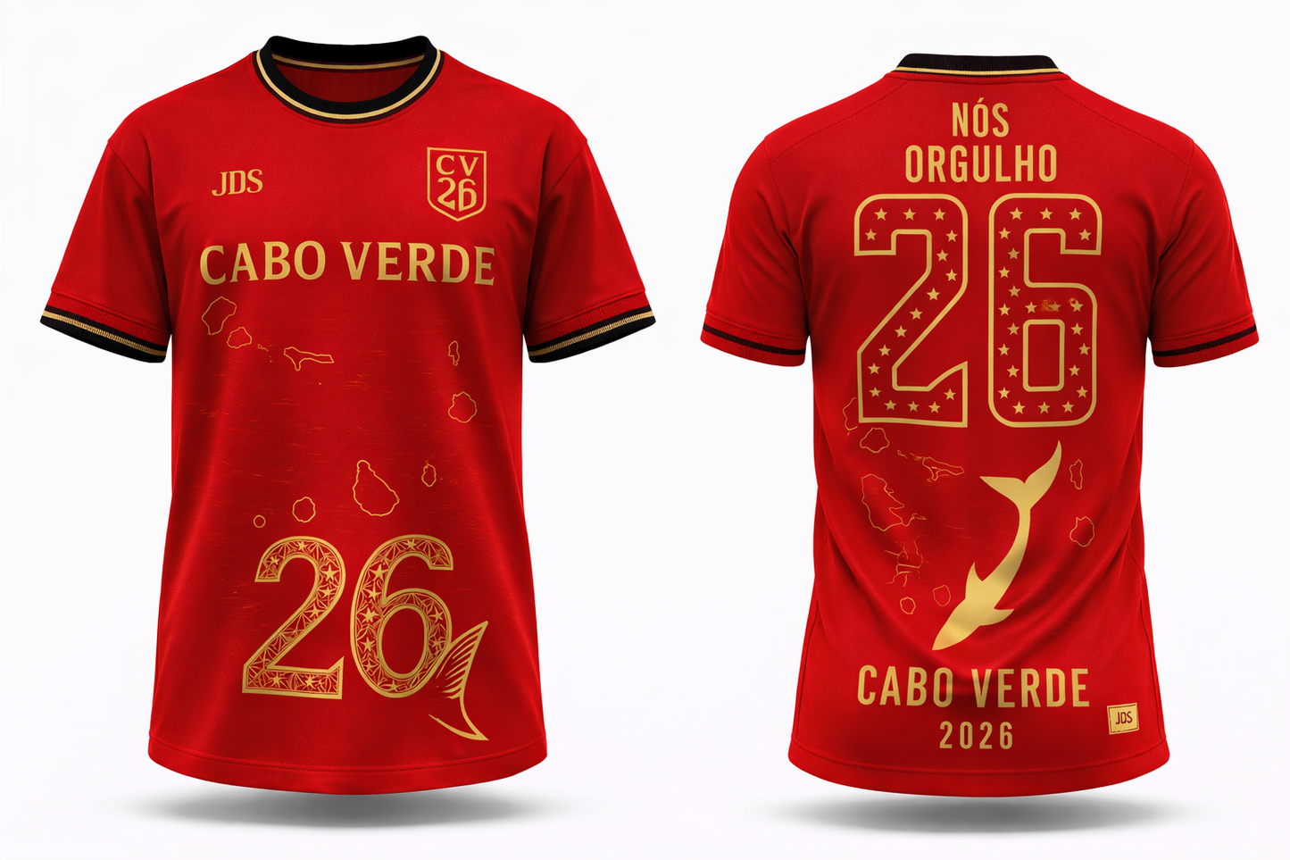 Cape Verde “Nós Orgulho” Pride T-Shirt | 2026 World Cup Edition